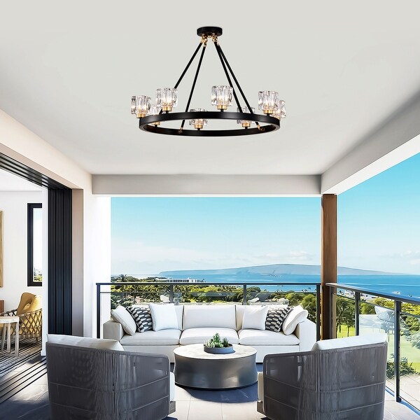 Small round chandelier discount
